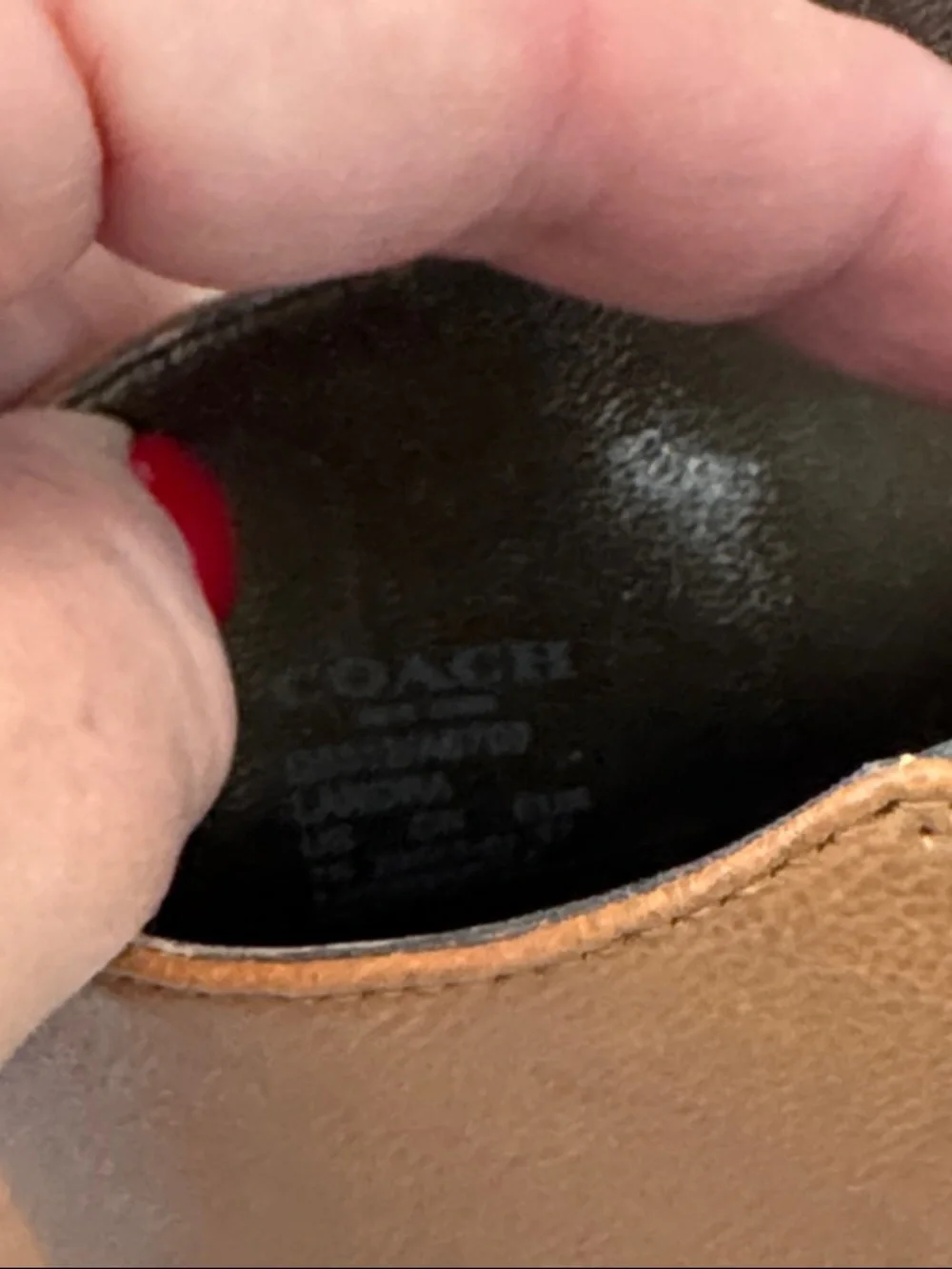 Coach 7 Lanora peep toe sling back heels - Picture 7 of 9